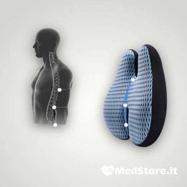Ortopedinė nugaros pagalvė