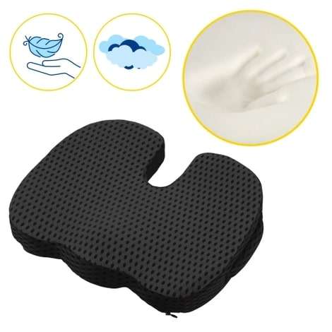 ortopedinė sėdynės pagalvė su atminties putom