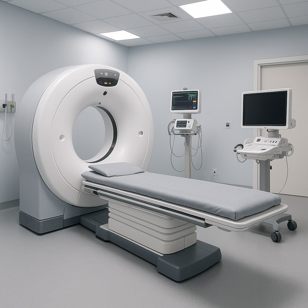 Kompiuterinė tomografija medicinos kambaryje