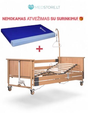 slaugos lova su čiužiniu