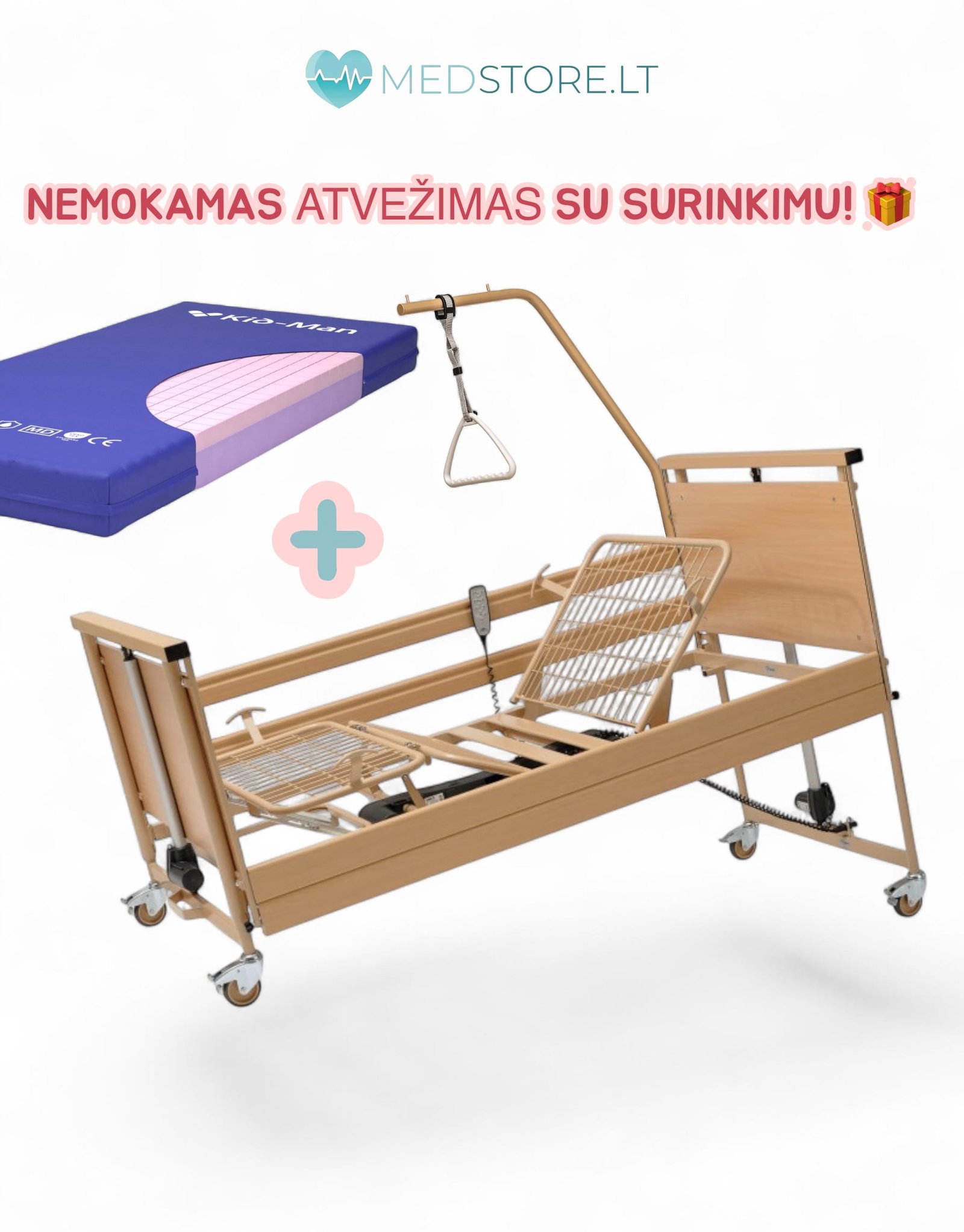 ortopedinė lova neįgaliesiems